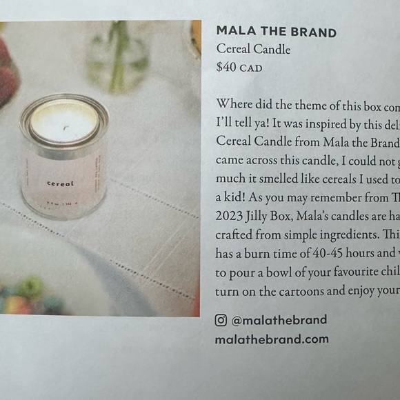 Pink Cereal Candle - Picture 5 of 5